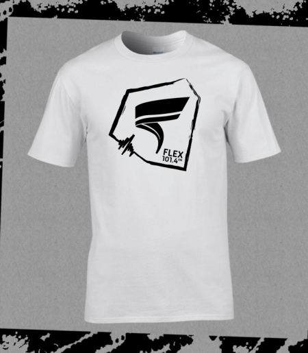 White T-Shirt with Large Logo