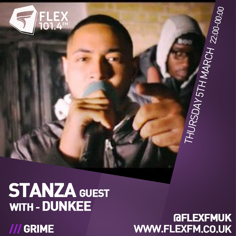 Stanza guest with Dunkee – Thursday 5th March – 22:00-00:00